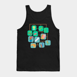 school supplies collection Tank Top